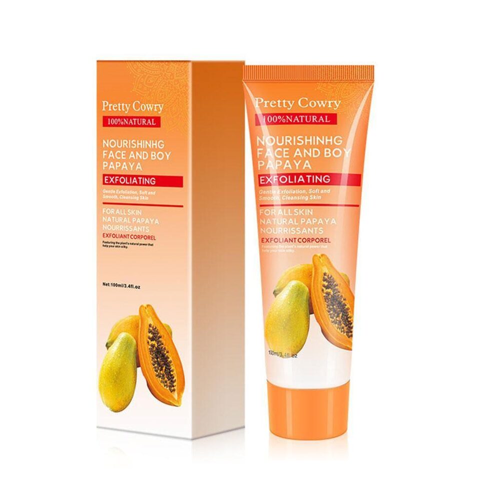 Cucumber Coconut Papaya Facial Exfoliating Gel Cream Body