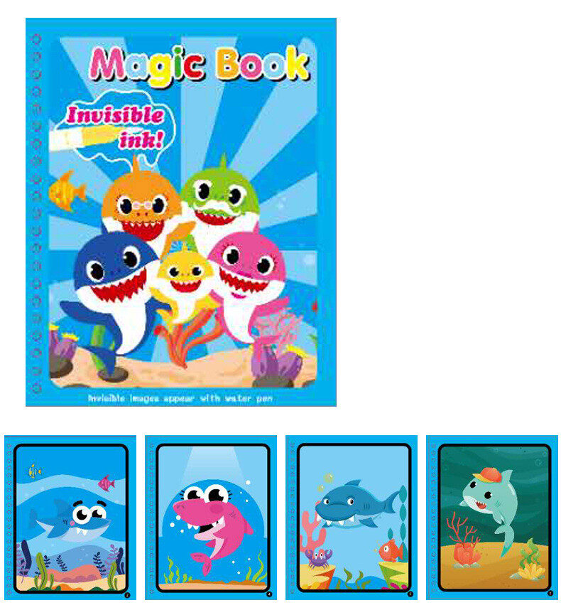 Children's Magic Water Painting Book Coloring