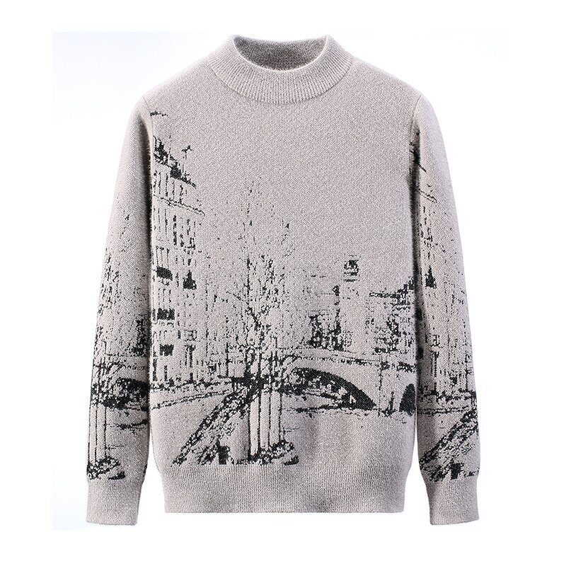 Autumn And Winter Round Neck Long Sleeved Pullover