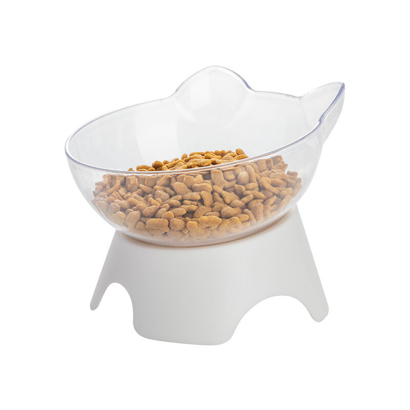 Cat Bowl Dog Single Non-slip Oblique Mouth