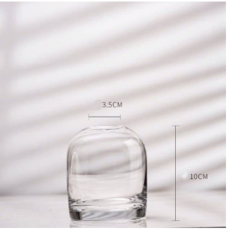Simple Vase Creative Glass Living Room Dining Table
