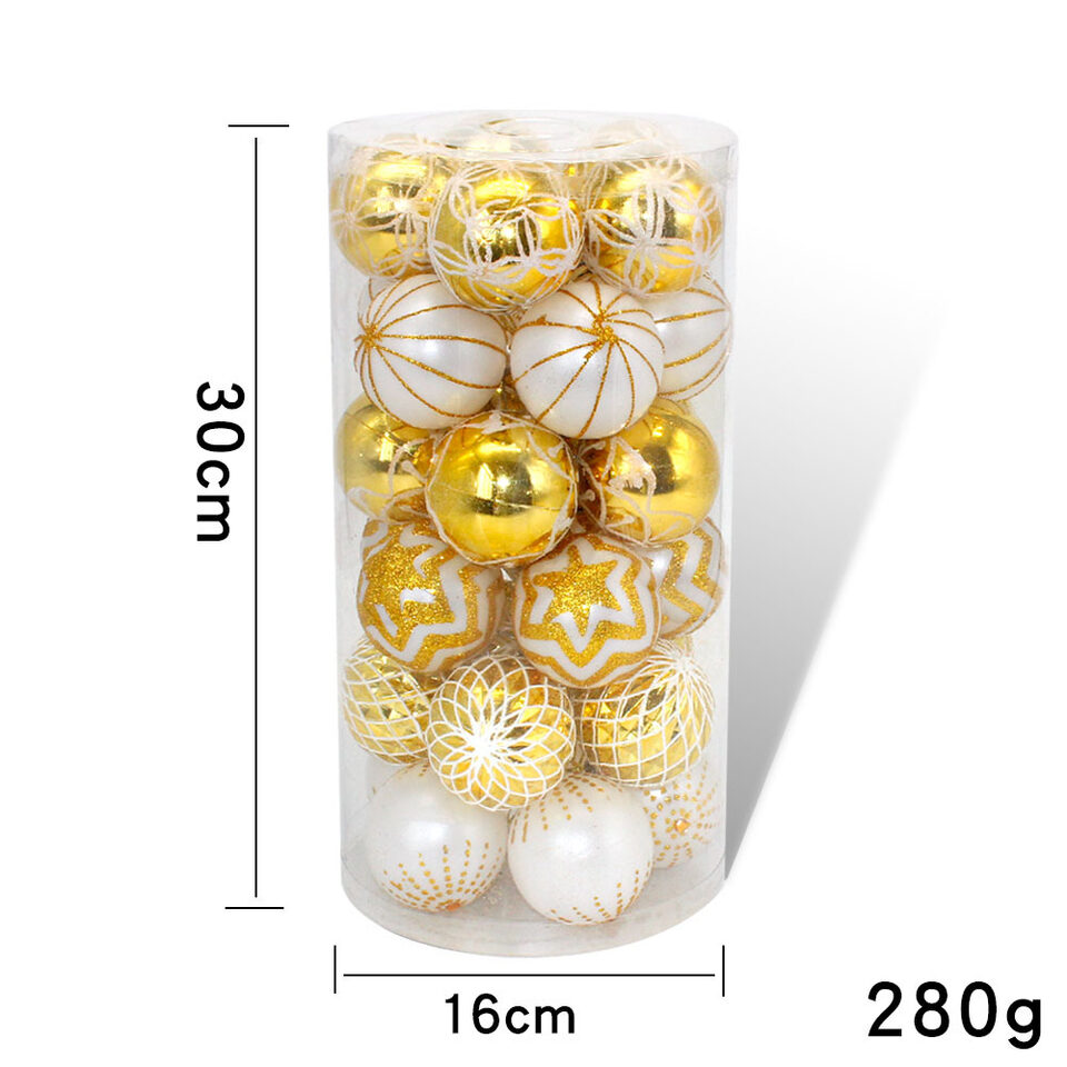 Christmas Tree Decoration Balls In Bucket