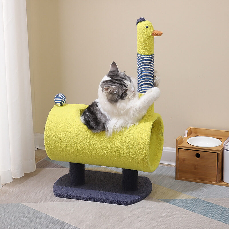 Cat Climbing Frame Sisal Scratching Post Wear-resistant Jumping
