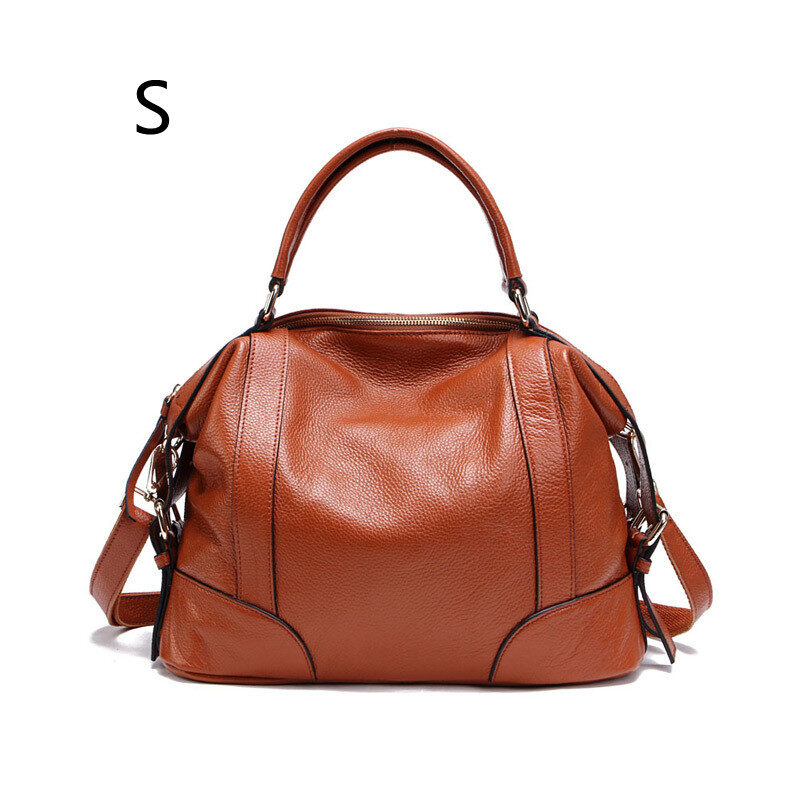 European And American Leather Top Layer Cowhide Bag