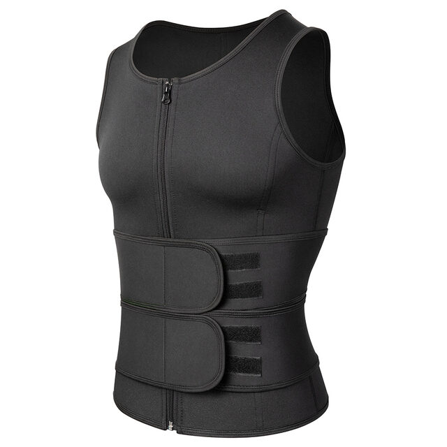 Men Sweat Vest Sauna Suit Waist Trainer