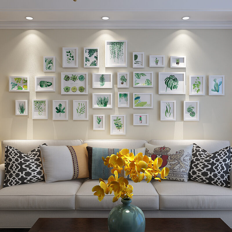 Living Room Sofa Background Wall Decoration Decorations