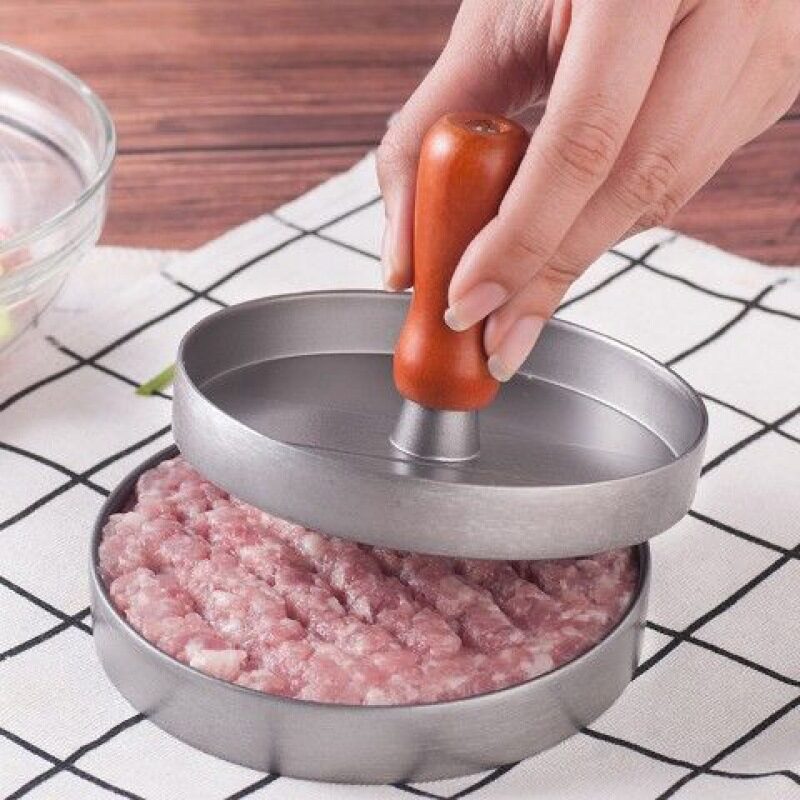 Round Burger Press Aluminum Alloy Meat Beef Barbecue