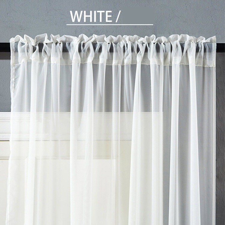 Modern And Simple Pure Color Cotton Linen Window