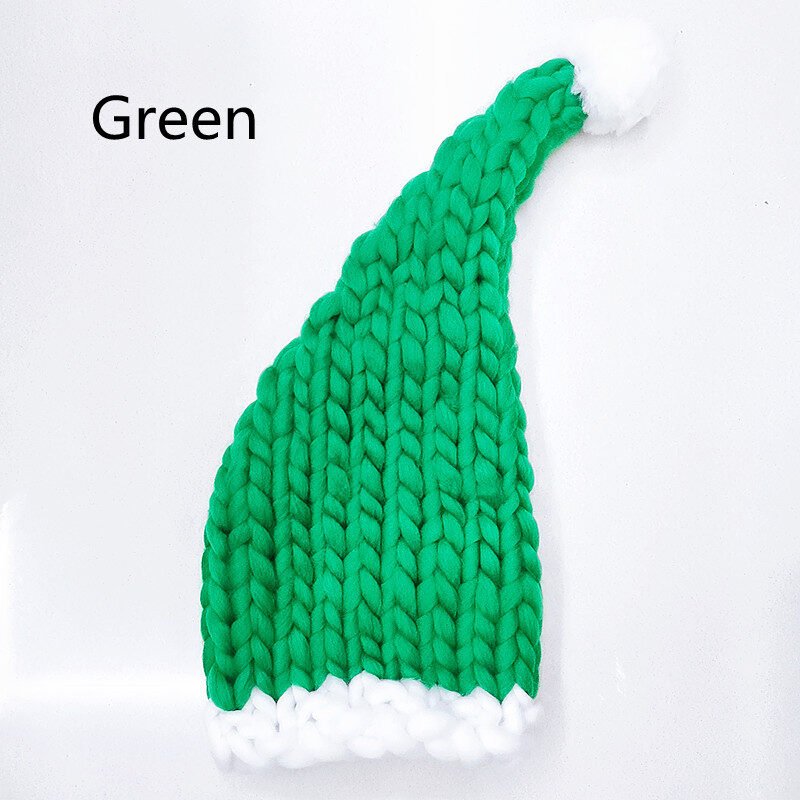 Christmas Wool Hat Warm Winter Loose Creative Hand-knitted