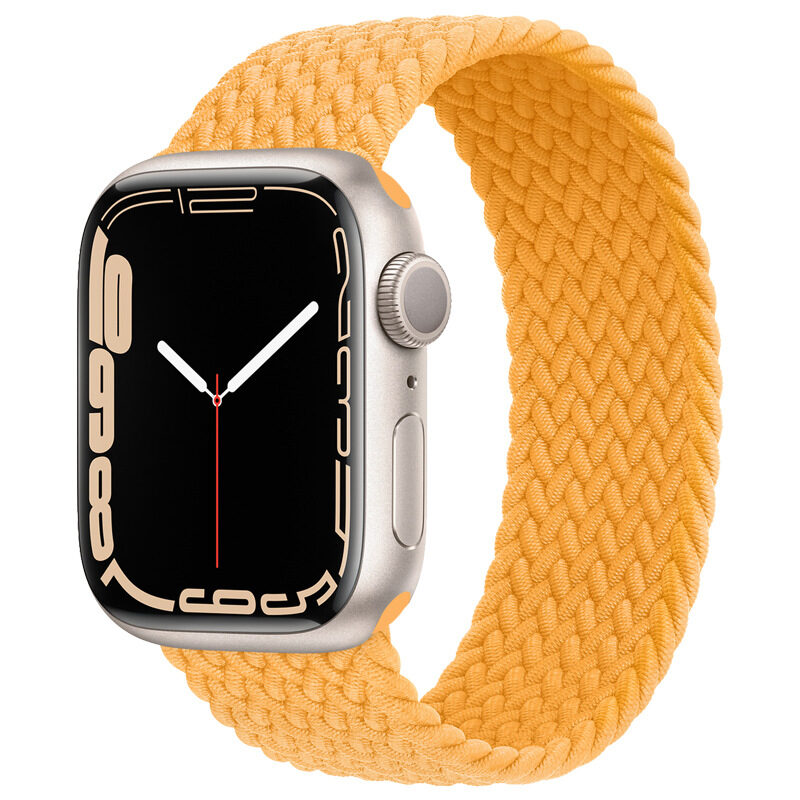 Watch Strap Elastic Nylon Rainbow Braid