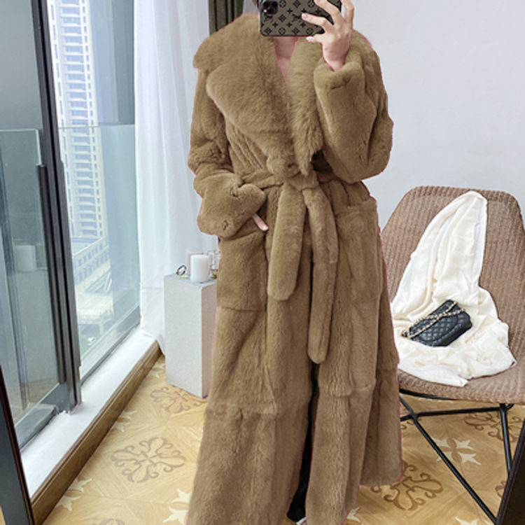 Faux Fur Coat Women's Mid-length Europe And America
