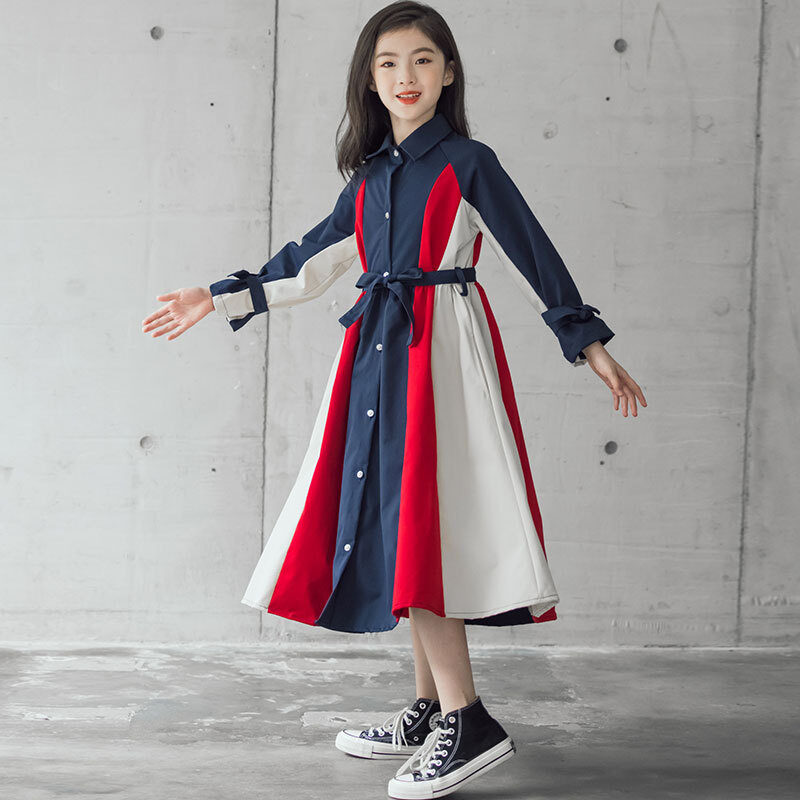 Korean Version Of The Big Kids Girls Multi-color