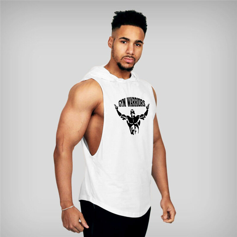 Waistcoat Vest Hipster Summer Hooded Gym