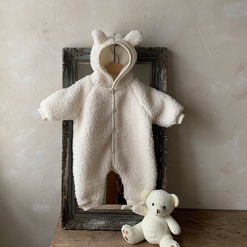 Baby Winter Boys And Girls Bear Double-sided Lamb