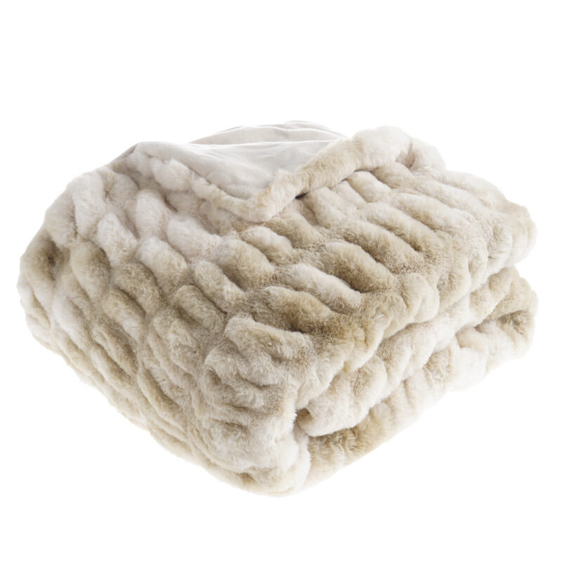 Sofa Blanket Soft Upholstery Stretch Rabbit Fur Tie-dye