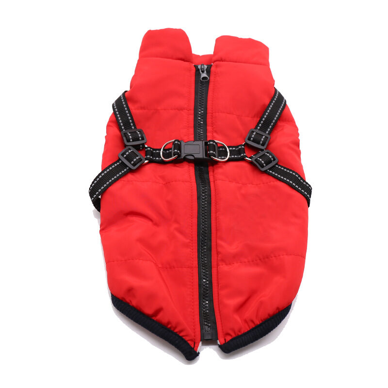 Pet Clothes Winter Dog Cotton Coat Chest Back