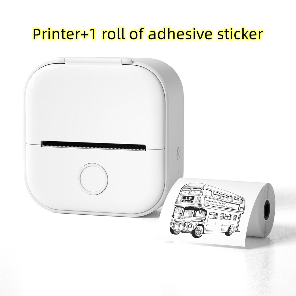 Portable Mini Thermal Label Printer Home Photo Student