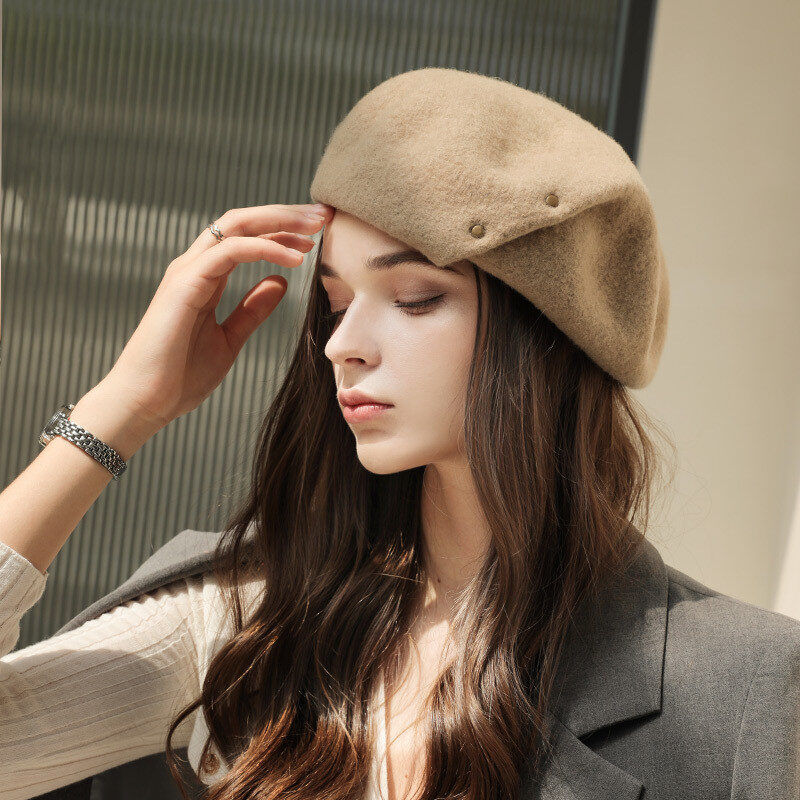 French Ladies Wool Beret Spring And Autumn Models