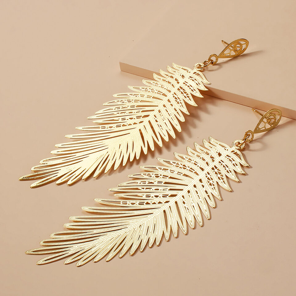 Simple Hollow Leaf Earring Earrings