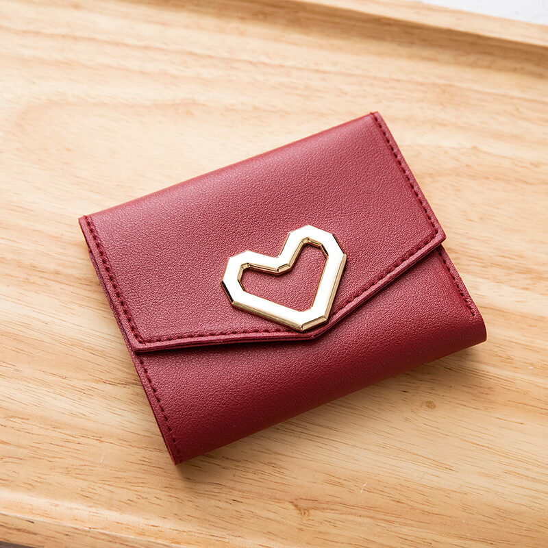 New Wallet Short Style Cross Section Youth Tri-fold