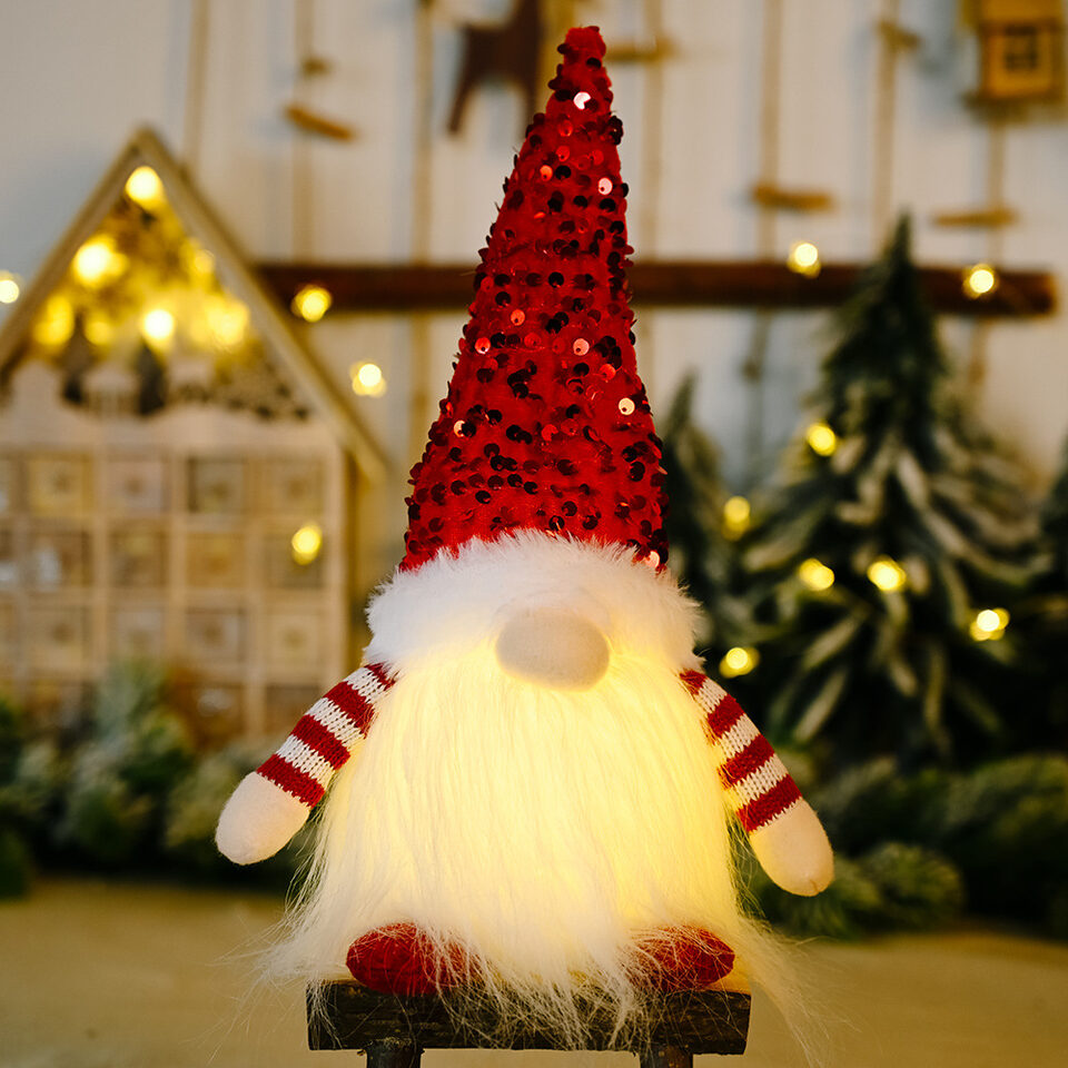 Doll Christmas Glowing Faceless Ornaments