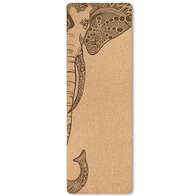 Portable Cork Yoga Non-Slip Exercise Mat Composite Environmentally