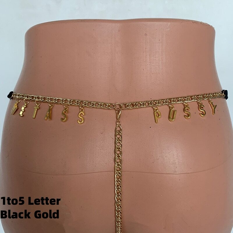 Exy Women Thong With Letter Name Personality G-String