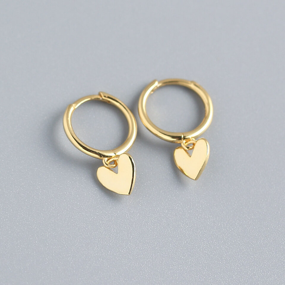 Love Heart Earrings Premium Temperament Jewelry