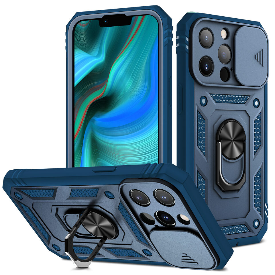 New Magnetic Mobile Phone Case With Sliding Window