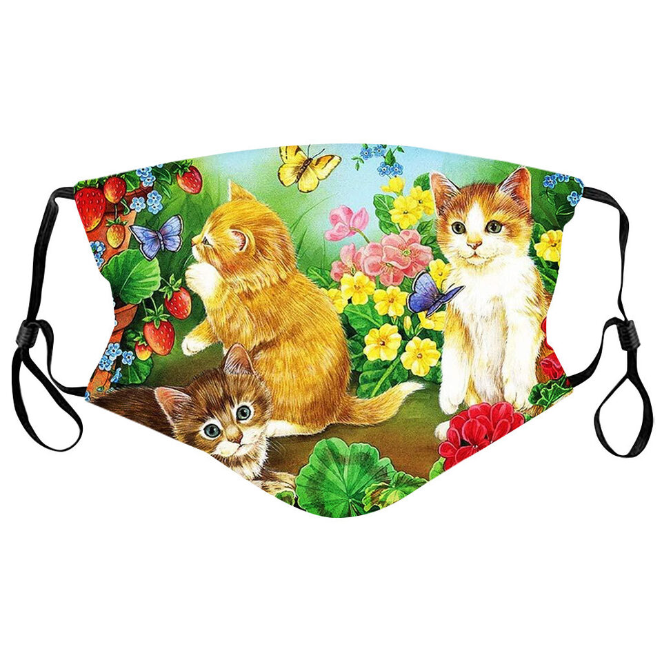 Cotton Mask Cute Cartoon Dustproof And Warm Adult
