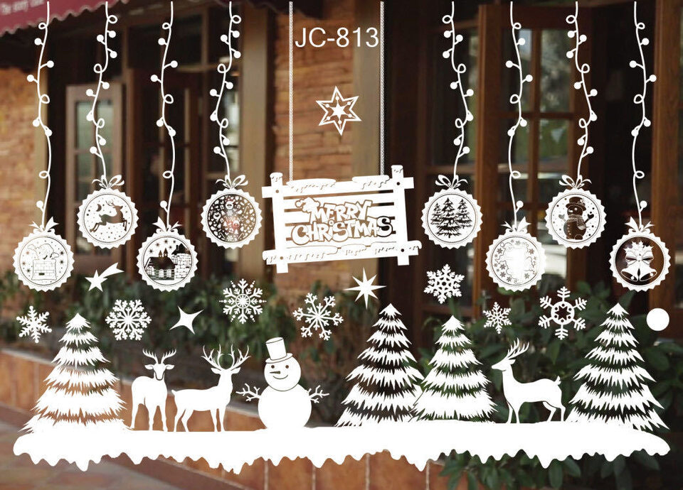 New Christmas Decorations Window Stickers