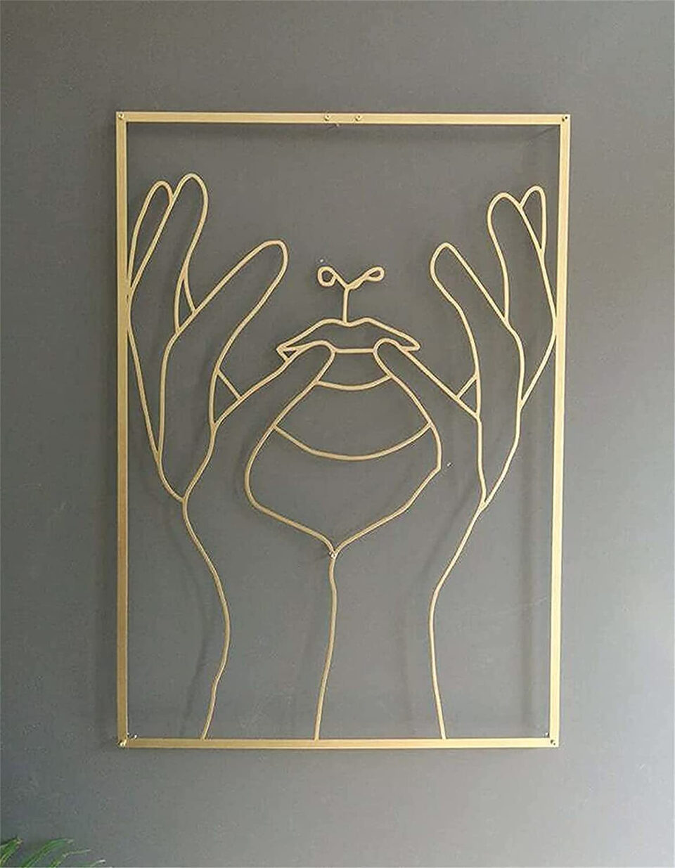 Female Line Art Acrylic Wall Decoration
