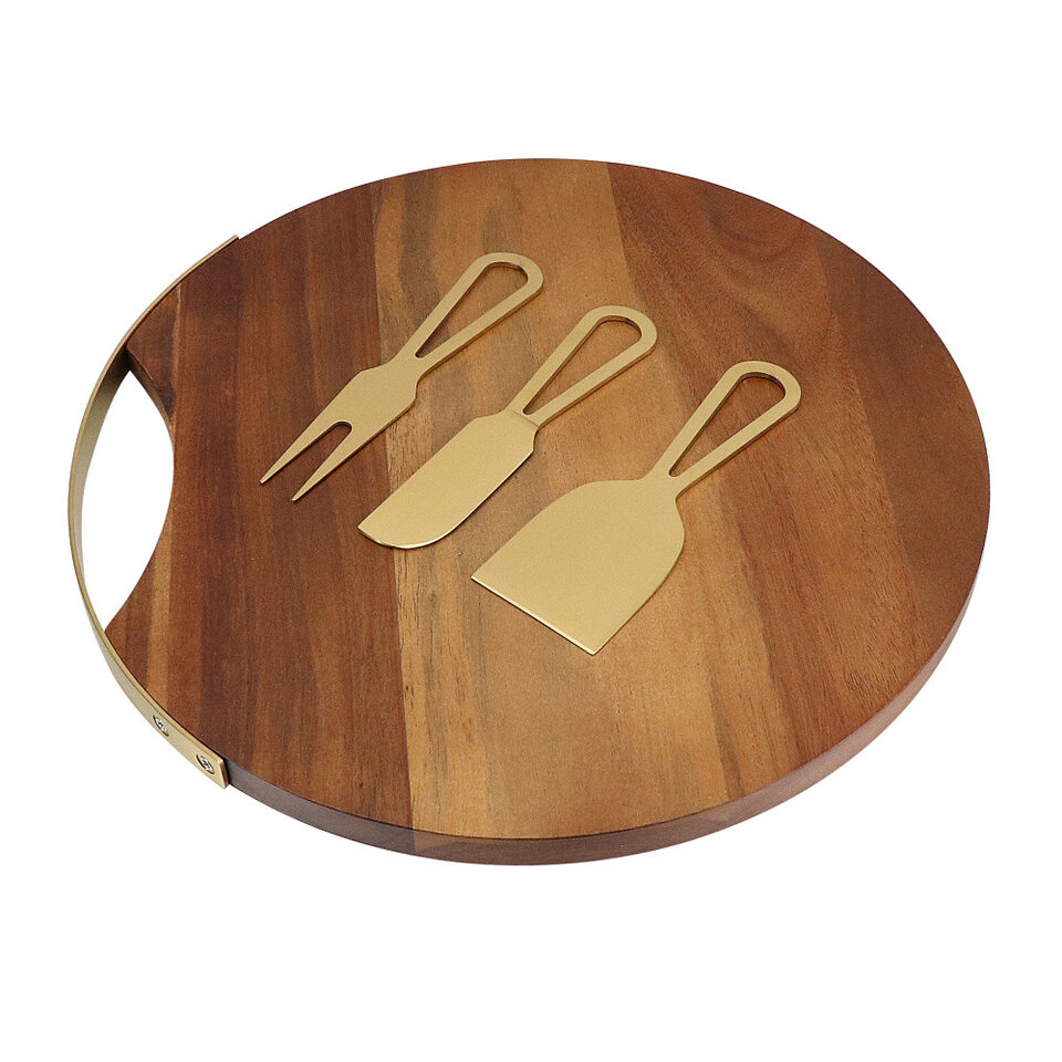 4-piece Cheese Knife And Board Set