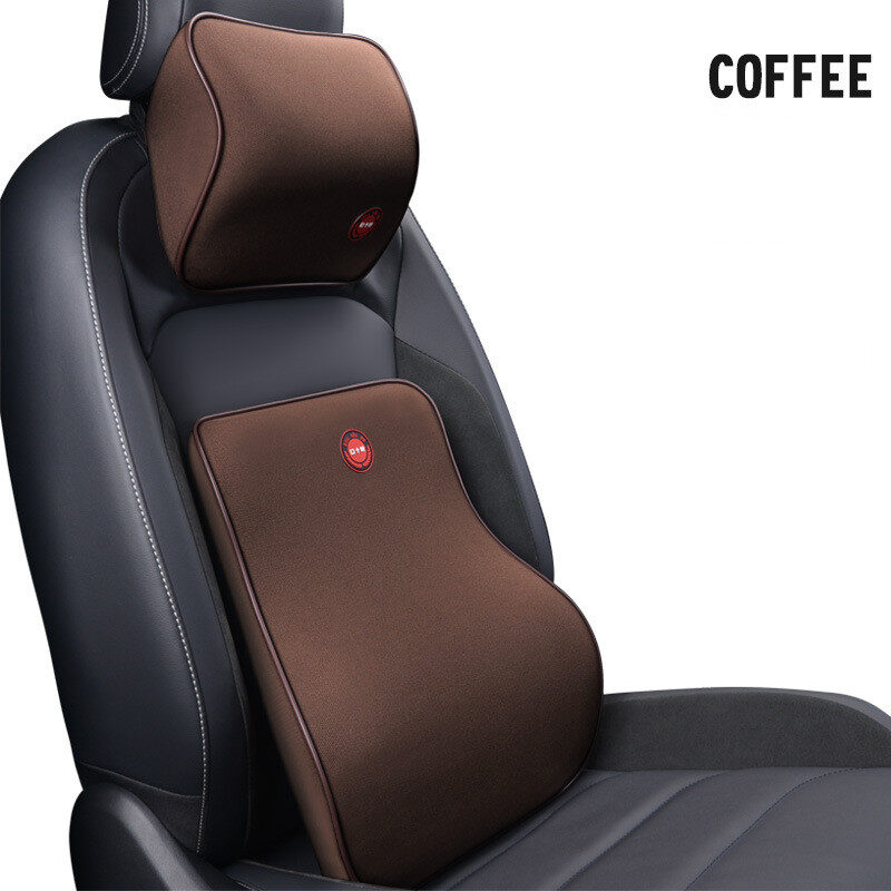 Car Headrest Neck Protector Backrest Seat Pillow Lumbar