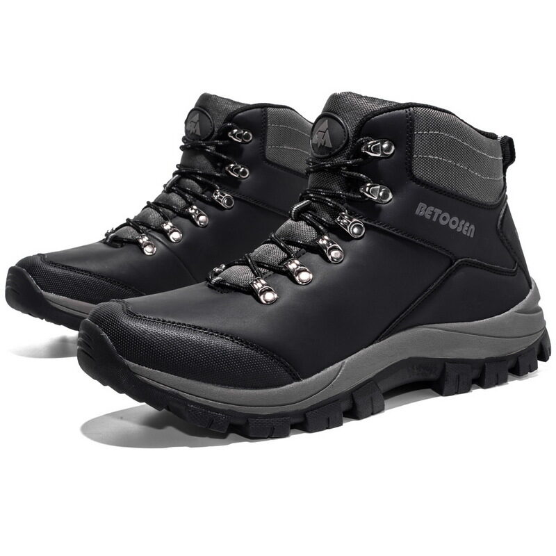 Outdoor Waterproof Non-slip Hiking Shoes For High-top