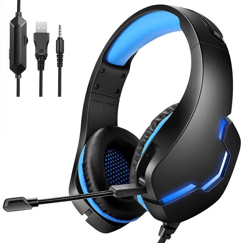 J10 3.5mm Gaming Headset With Mic And LED