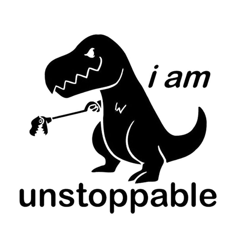 Cute Cartoon Dinosaur Car Sticker