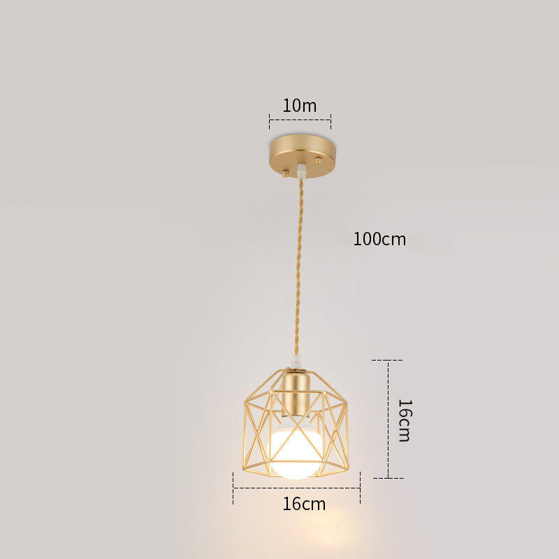 Wrought Iron Small Lamps And Lanterns Simple Post-modern