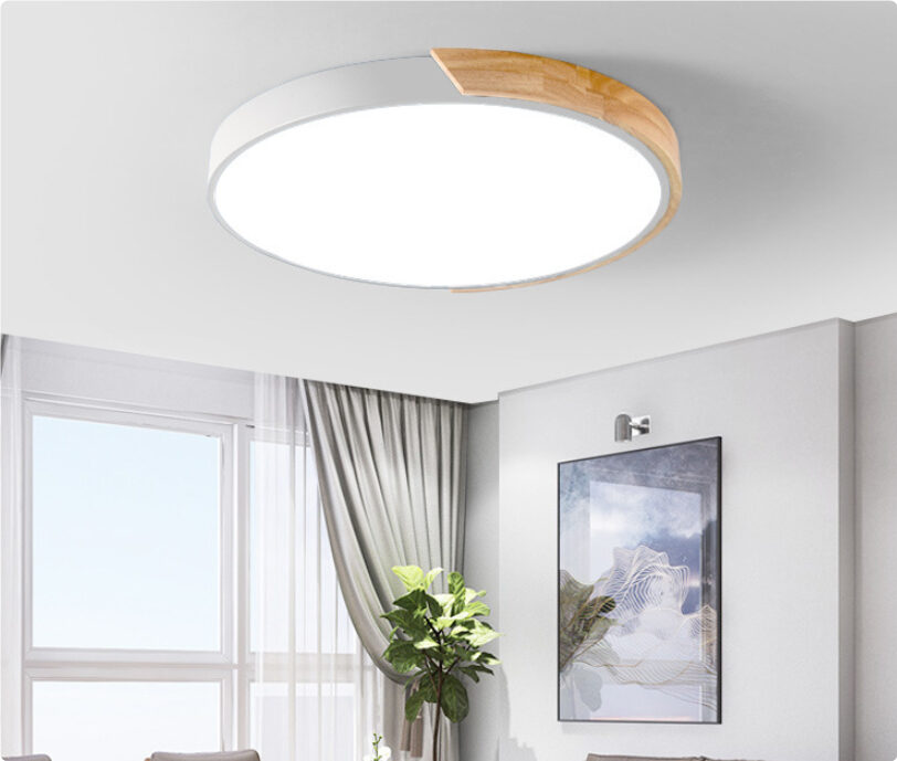 Led Ceiling Light Macaron Round Bedroom