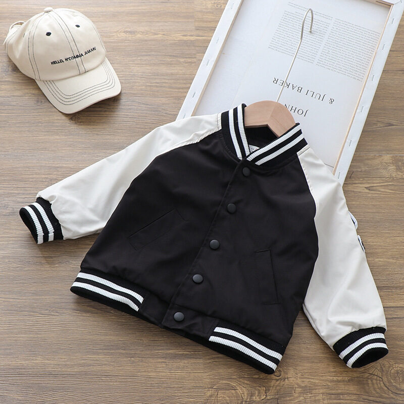 New Boys Handsome Baseball Uniform Coat Stand Collar