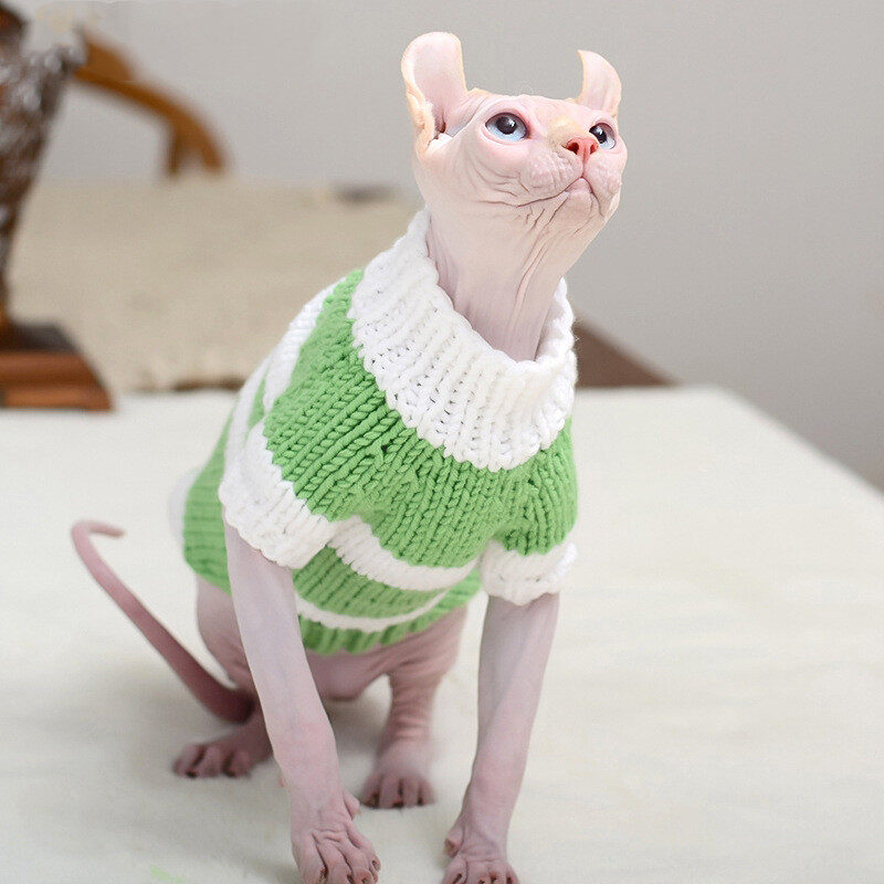 Hairless Cat Warm Sweater Pet Clothes