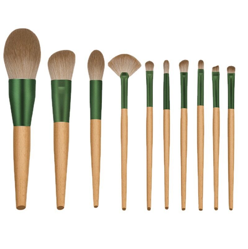 10 Cheongna Makeup Brushes Loose Powder Foundation