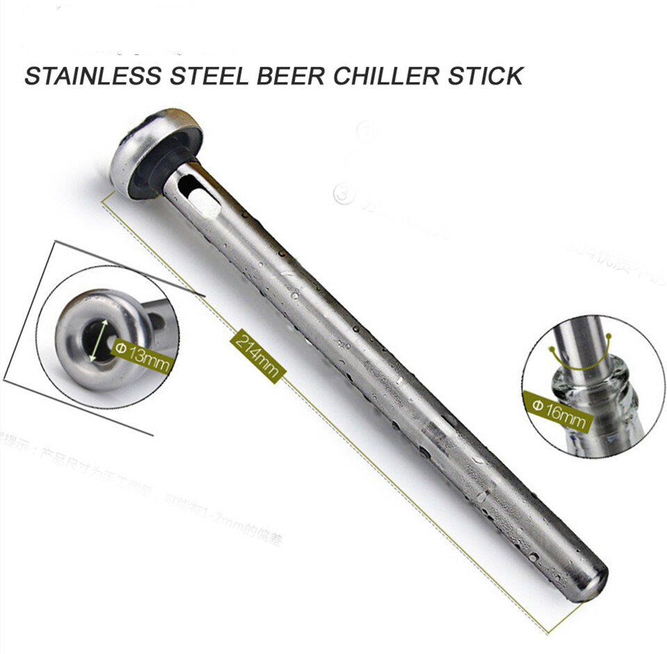 Wine Bottle Cooler Stick Stainless Steel Cooling Rod