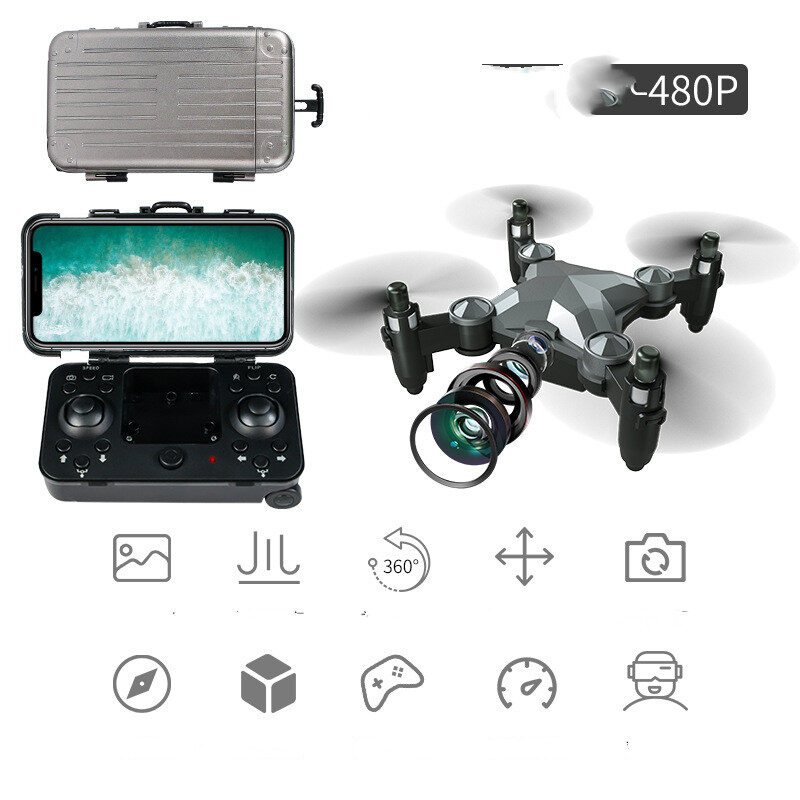 New Luggage Box Storage Folding Mini UAV Aerial