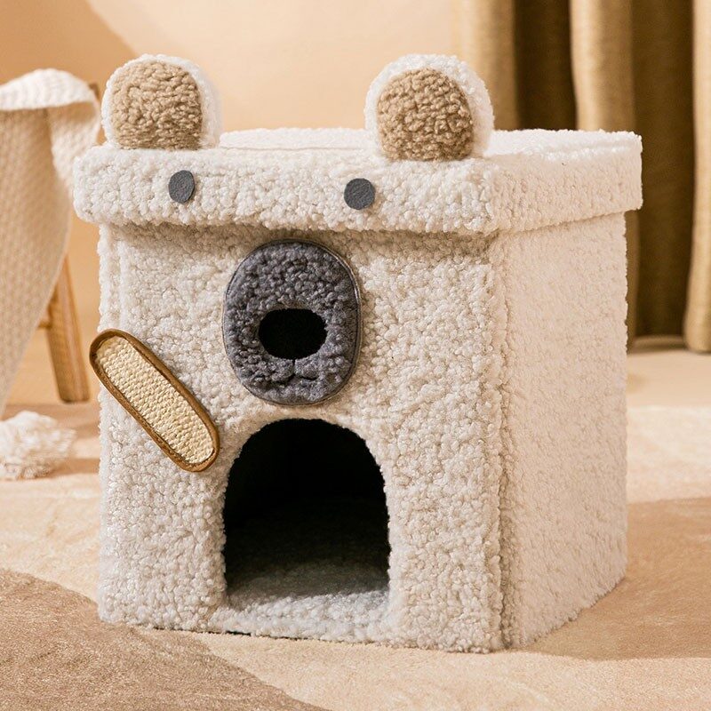 Foldable Four Seasons Stool Doghouse Semi Enclosed Removable