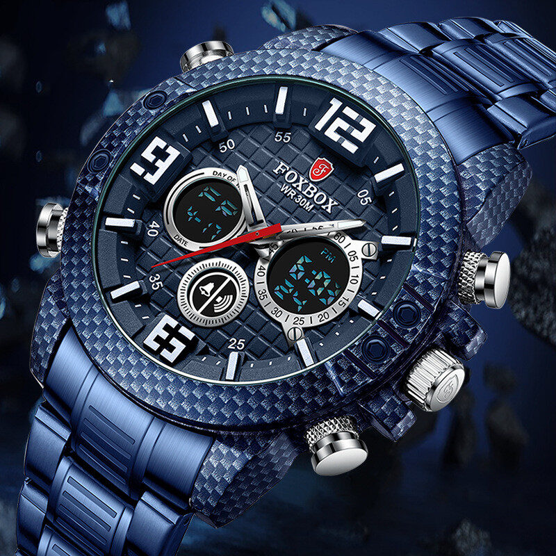 Dual Display Watch Multifunctional Electronic