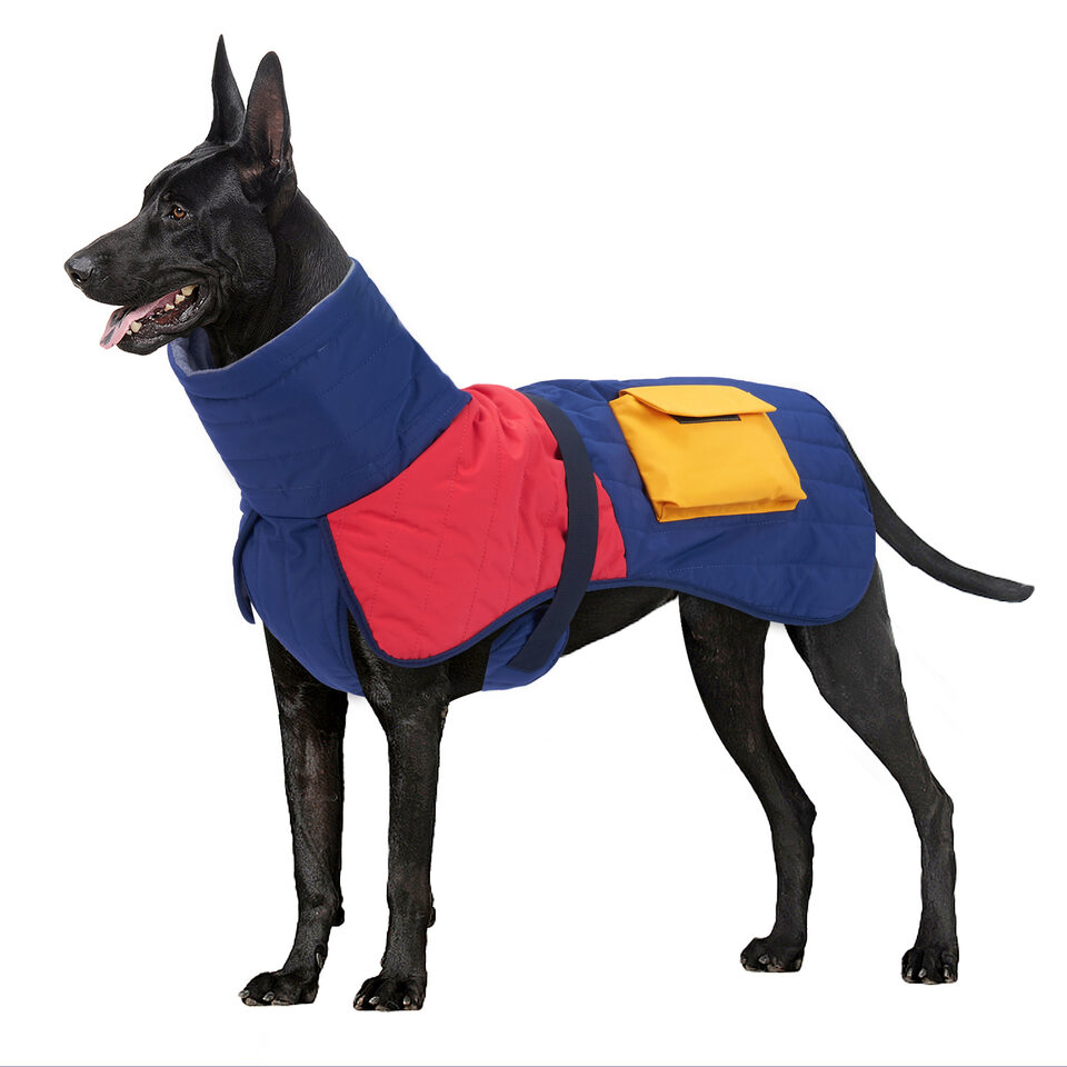 Pet Dog Clothes Winter Thickened Warm Padded Coat