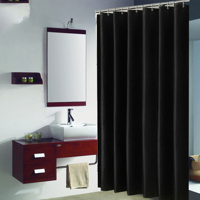 Polyester Shower Curtain Impervious Bathroom Partition