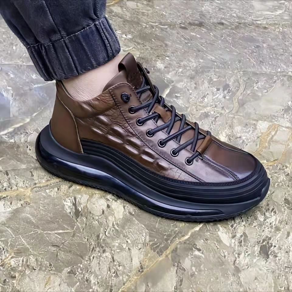 Warm Air Cushion Pattern Elastic Band Trend Men's