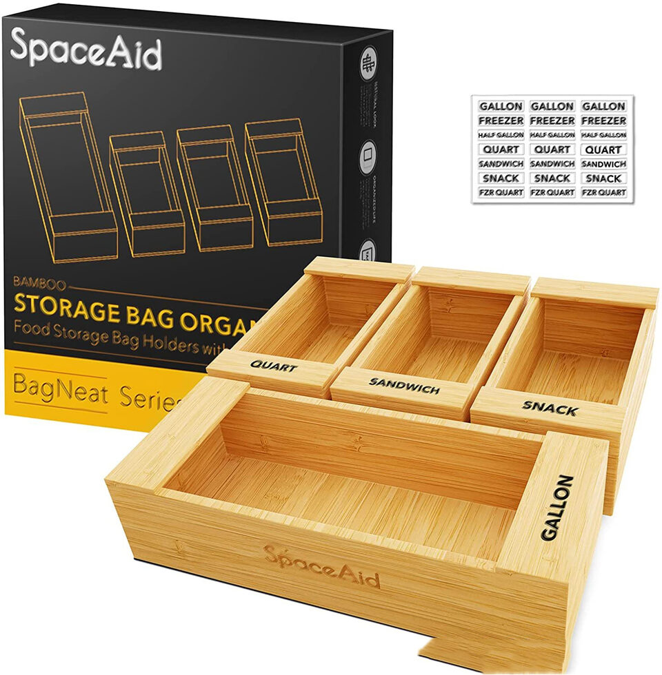 Kitchen Storage Drawer Organizer Box Food Sandwich Wrapper